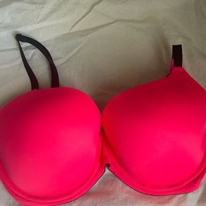 Pink Victoria’s Secret Bra, pink and orange